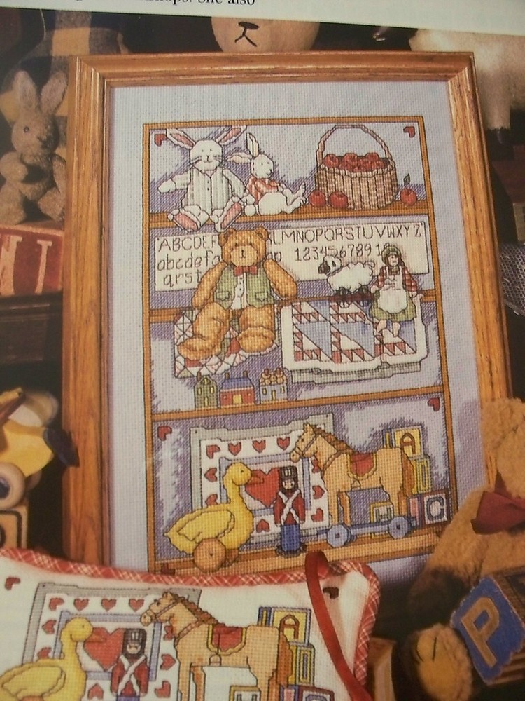 Country Patchwork OOP Magazine Cross Stitch PATTERN (B)