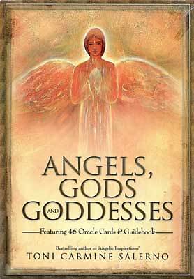 Angels, Gods, and Goddesses Oracle dk & bk by Toni Carmine Salerno