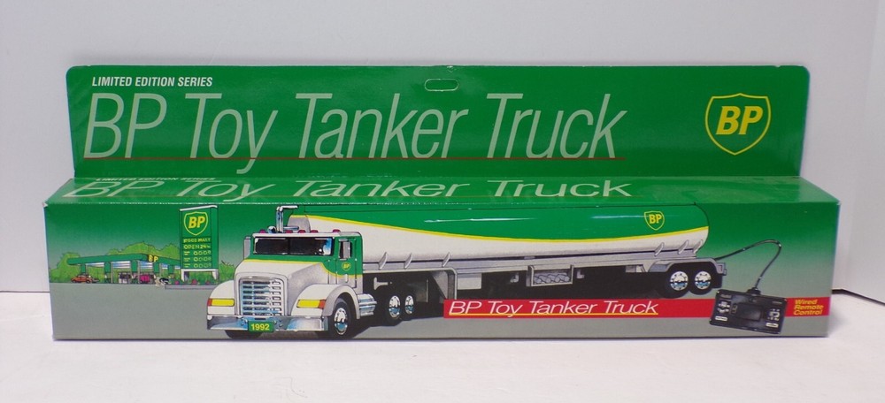 BP Toy Tanker Truck 1992 Limited Edition & Remote Control Sealed Box New HS-E3-C
