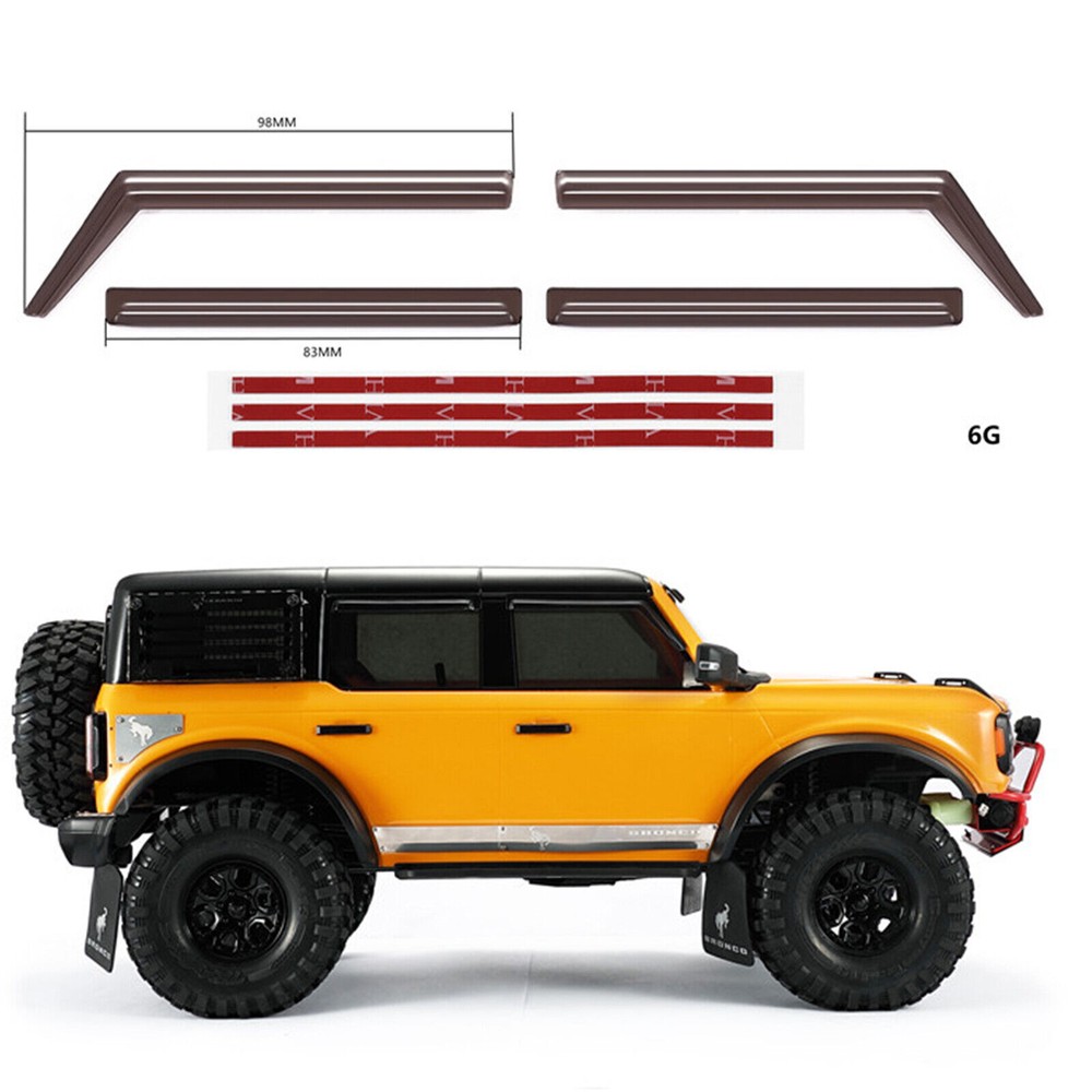 For DJ TRX-4 Trx-4 Bronco RC Car Sun Visor Shield Weather Rain Shield Parts