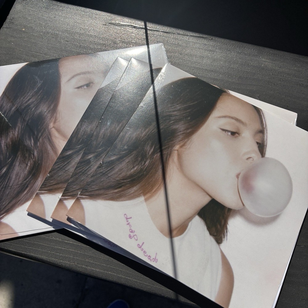 Olivia Rodrigo - Drop Dead Pink Chewing Gum 7” VINYL New/Sealed In Hand