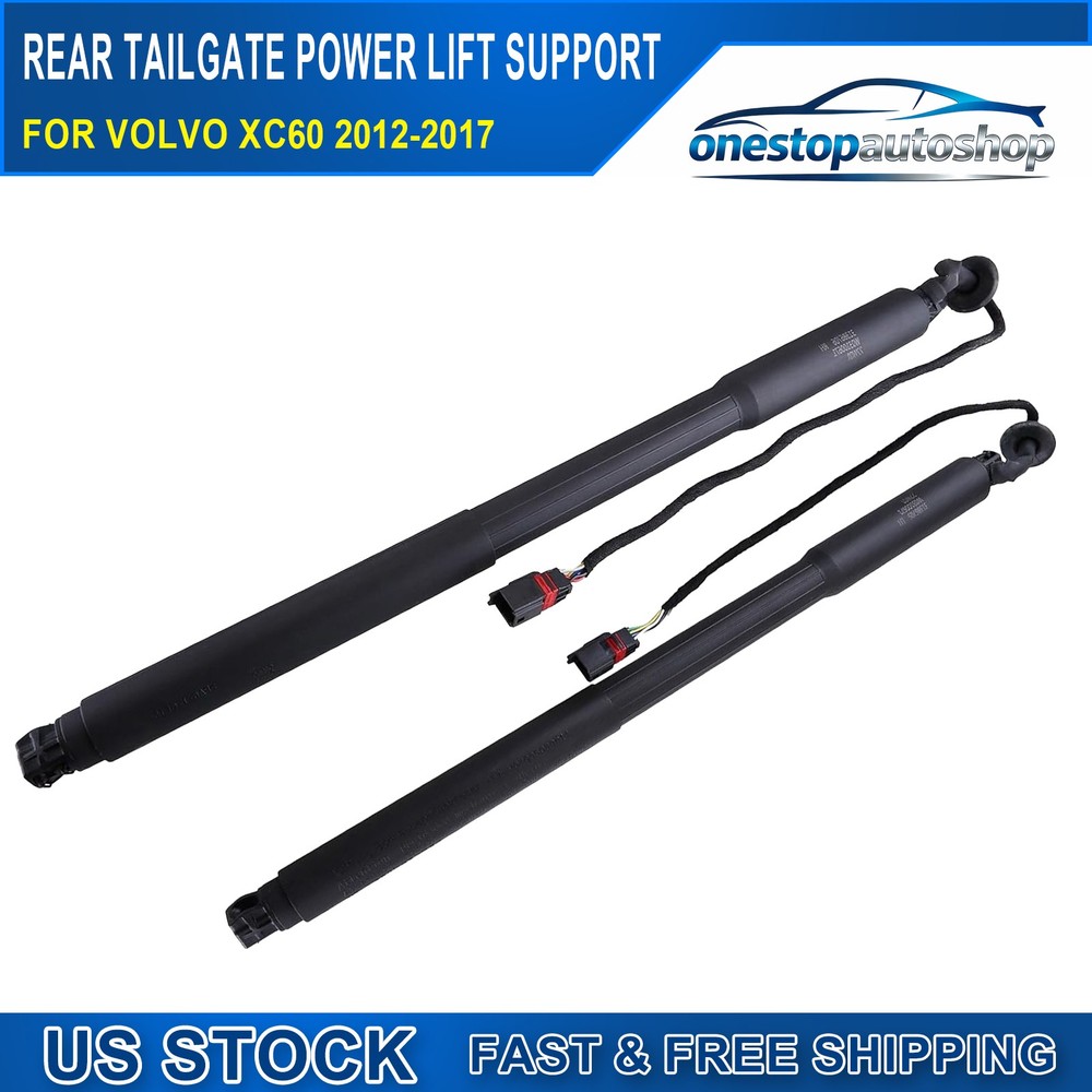 2* For Volvo XC60 T5 T6 2012-17 Power Liftgate Actuator Hatch Lift Strut Support