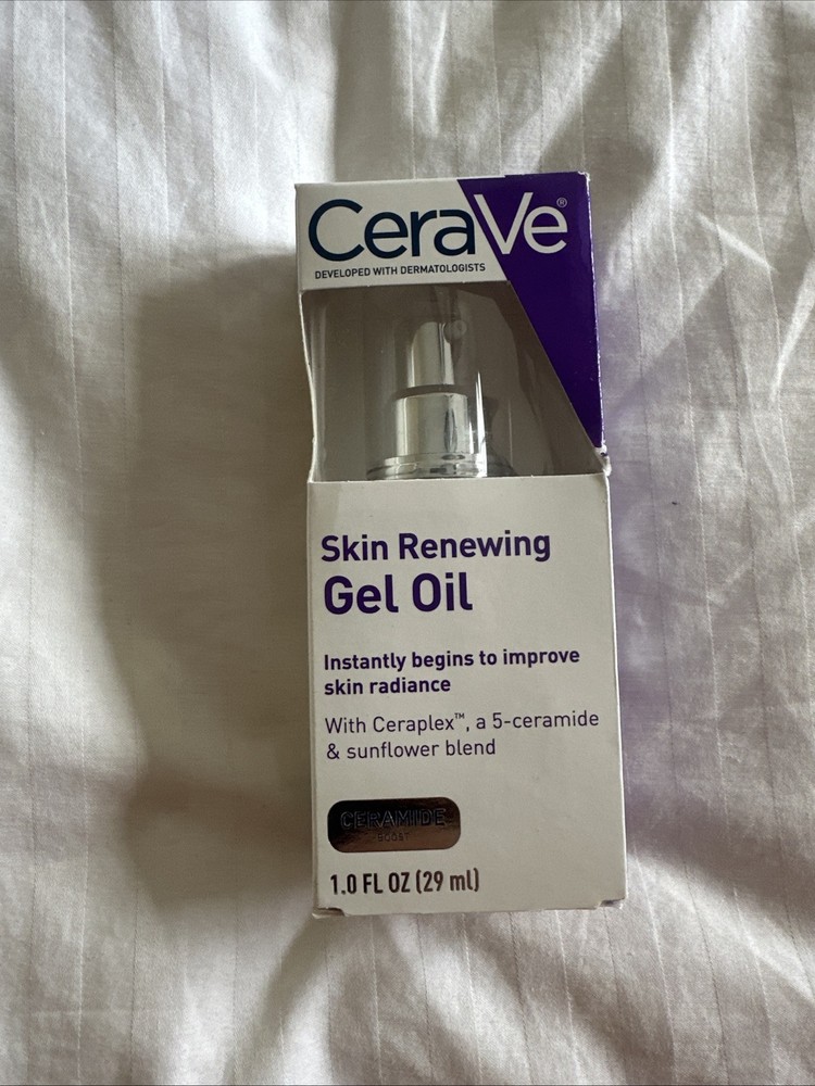 Cerave Skin Renewing Hydrating Oil Gel 1 oz for Nourished, Renewed Skin