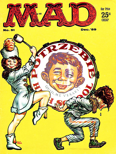 MAD Magazine #51 December 1959 Vintage Cover Poster Collectible  