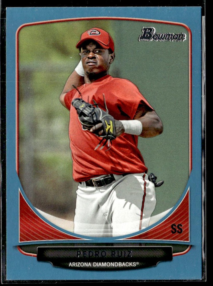 2013 Bowman Pedro Ruiz Blue Prospects Card #/500 HSC