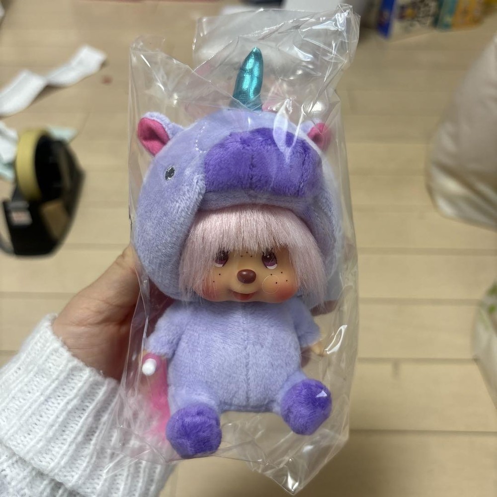 Moncchichi Shinako 475 Unicorn Plush Keychain Big Soft Toy