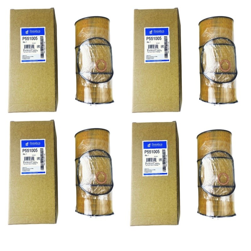 4Pcs Oil Filter A4731800909 A4731800409 for Freightliner Detroit DD13 DD15 DD16