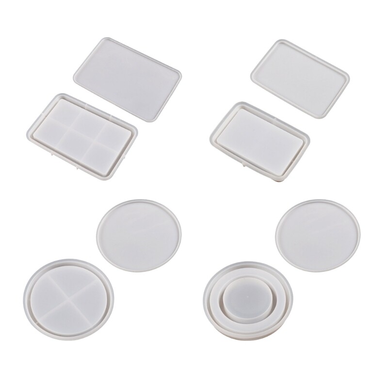 Geometric Silicone Mold for DIY Resin Photo Frames & Epoxy Crafts