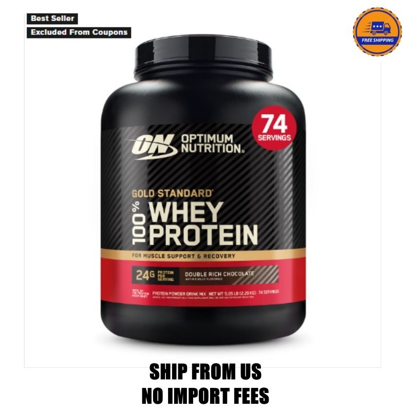 Gold Standard 100% Whey - Double Rich Chocolate (74 Servings)