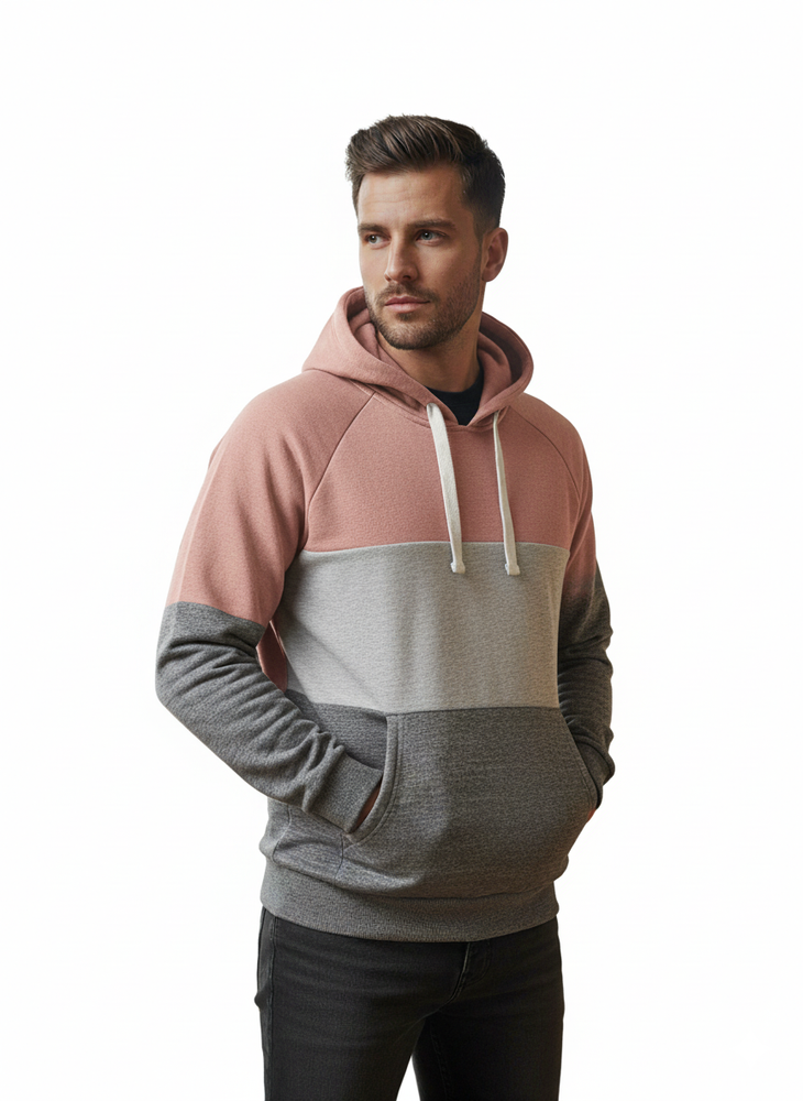 🔥 🔥 Men’s Casual Hoodie Sweatshirt Lace-Up Pullover Long Sleeve –🔥