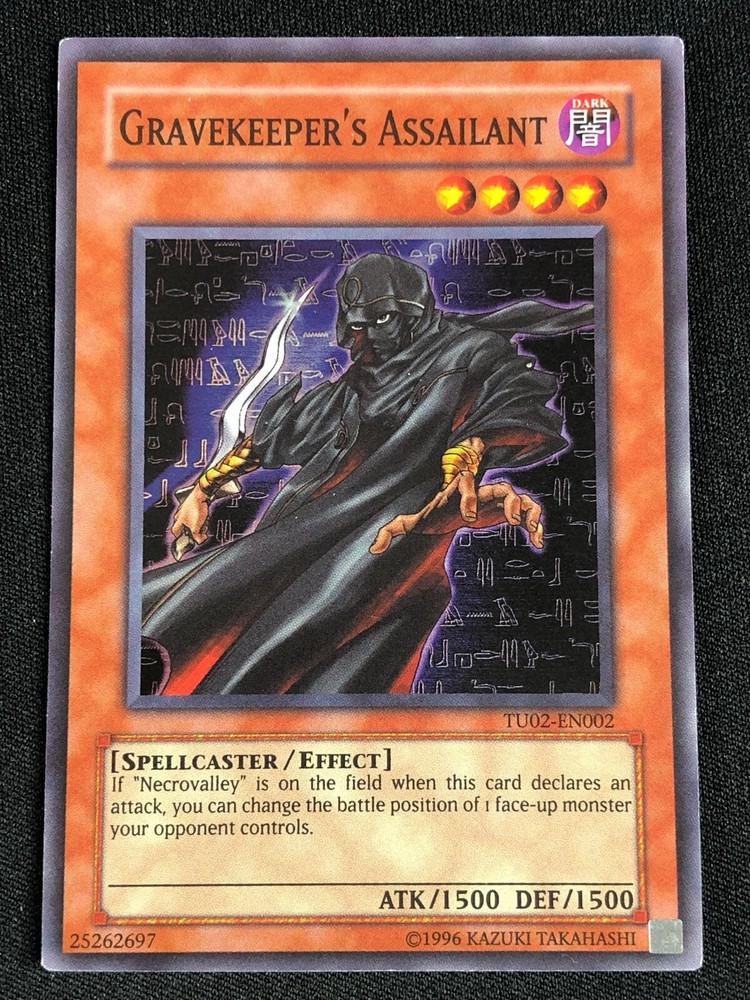 YuGiOh Gravekeeper's Assailant TU02-EN002 Super Rare NM/LP Condition  