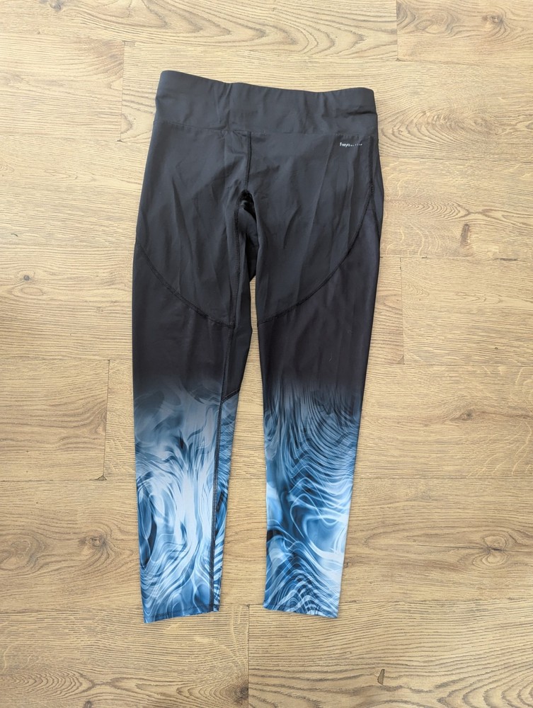 Freya Active Sport Legging Grey Blue Print XL UK Size 16