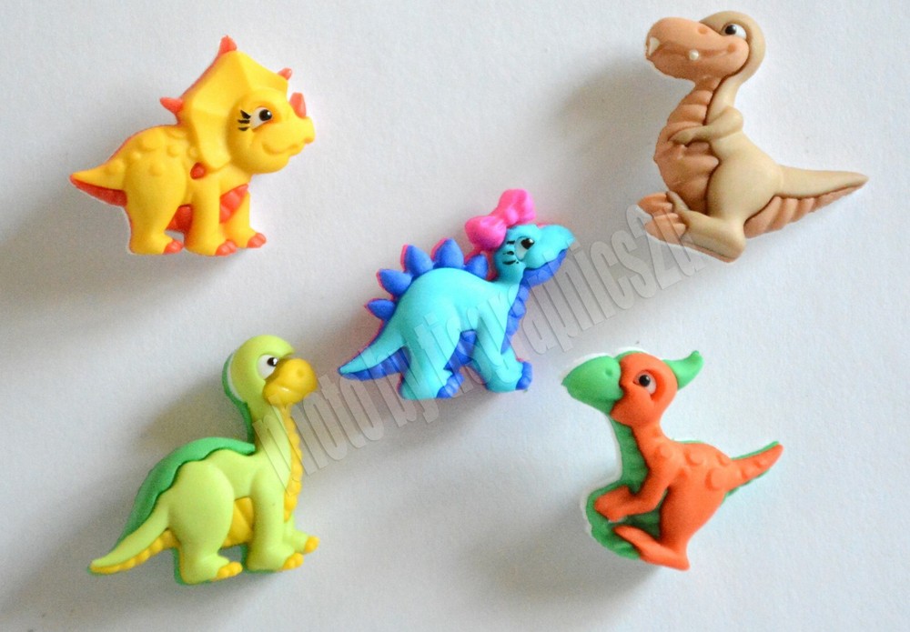 Dino-mite Buttons / Dinosaur Buttons Dress It Up Buttons Jesse James / Shank