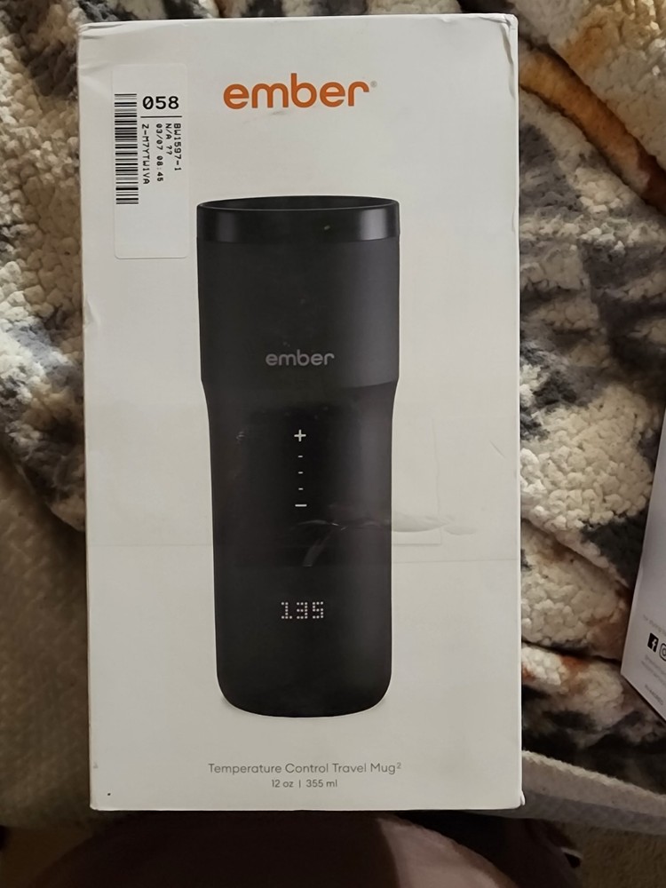 Ember 12oz Smart Travel Mug with Temperature Control - Black Open Box