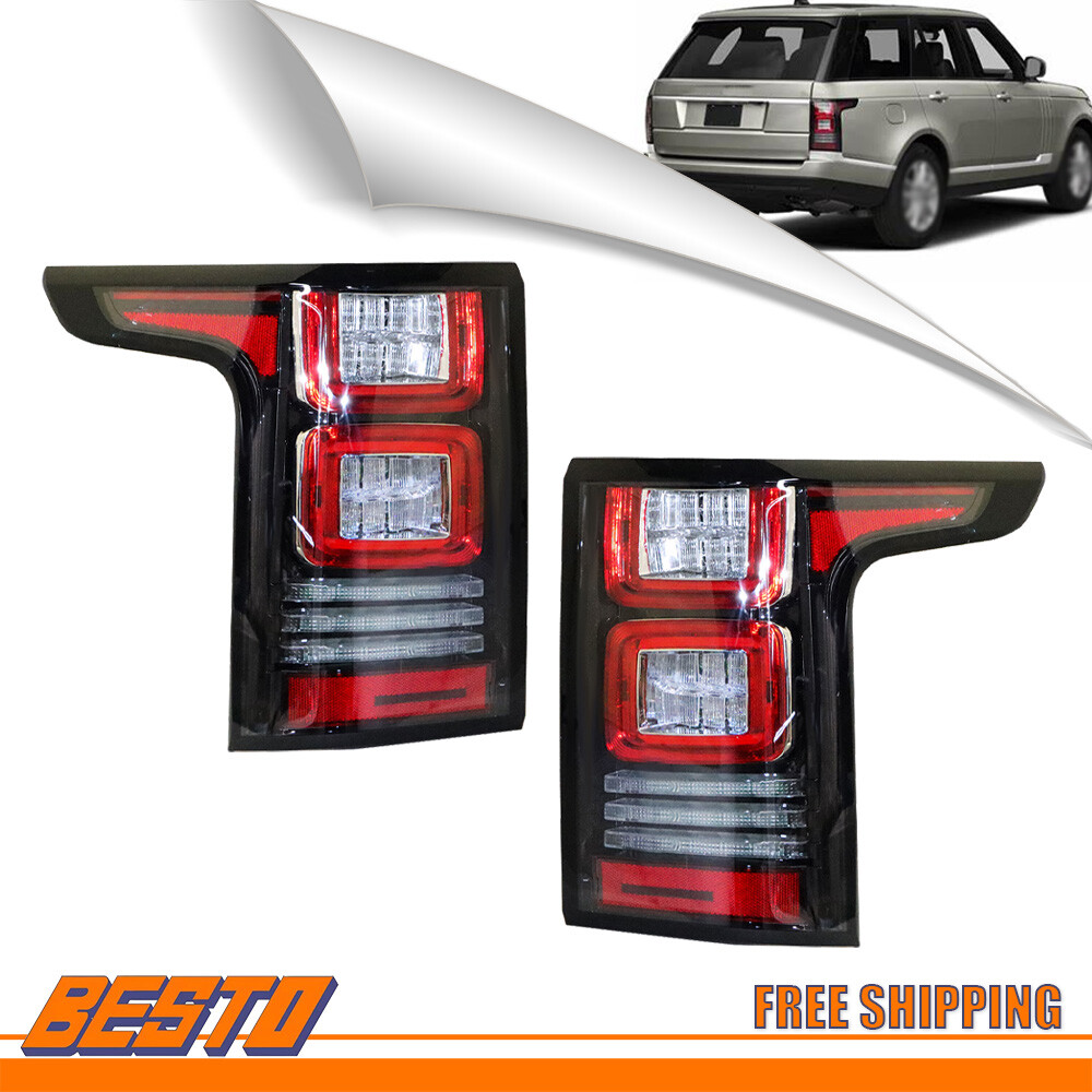 Land Rover Range Rover 2013-2017 LED Tail Lights Red Left Right Pair