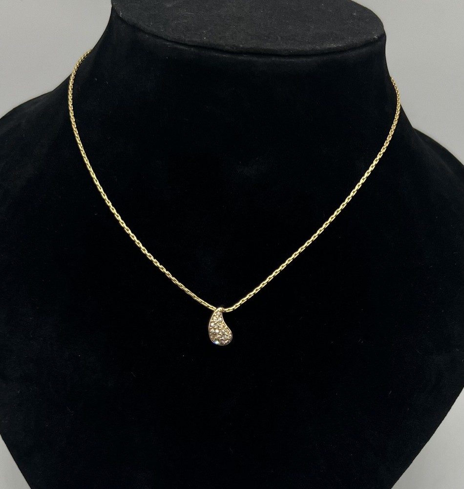 Christian Dior Diamond & Gold Necklace