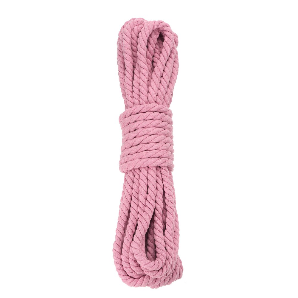 0.5 Inch 50 Feet Macrame Cord, Cotton Cord Rope String - Pink