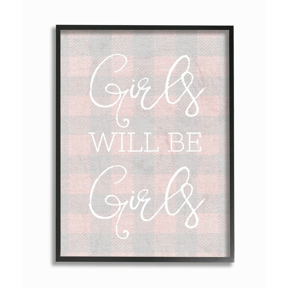 Stupell Girls Will Be Girls Framed Giclee Art  Small