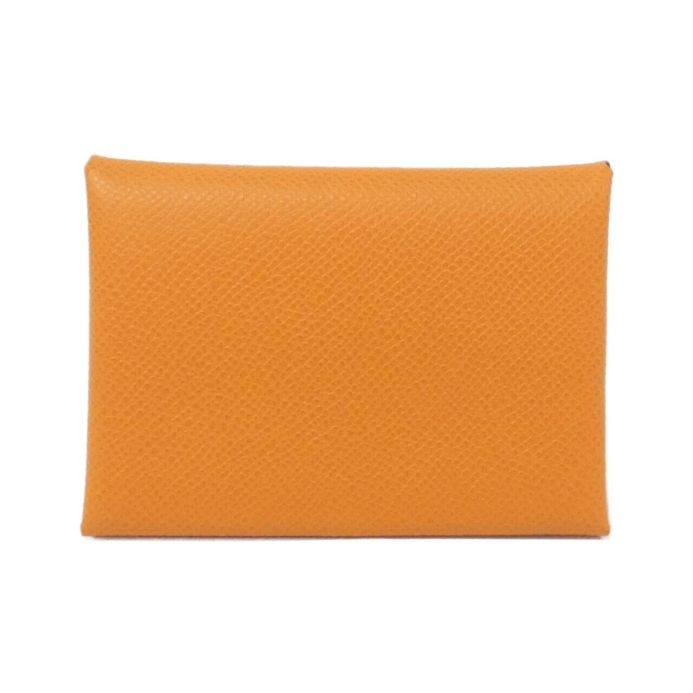 Authentic Hermès Calvi Duo 083035CK Coin Case #260-008-198-7207