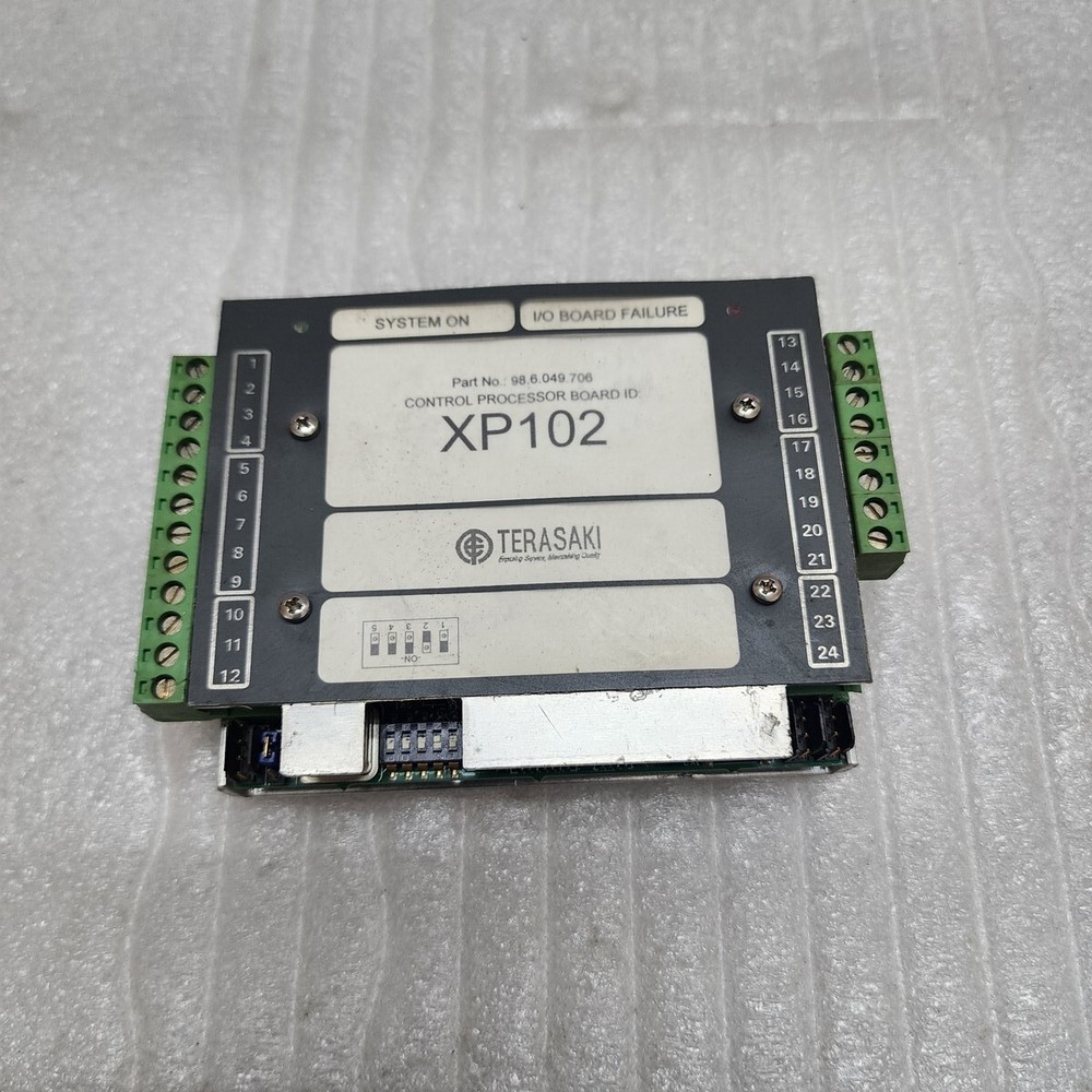 TERASAKI XP102 CONTROL PROCESSOR BOARD 98.6.049.706