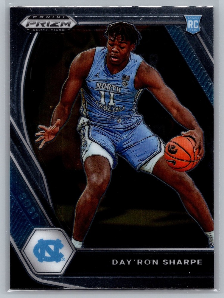 2021-22 Panini Prizm Draft Picks RC Day'Ron Sharpe #25 Basketball Card
