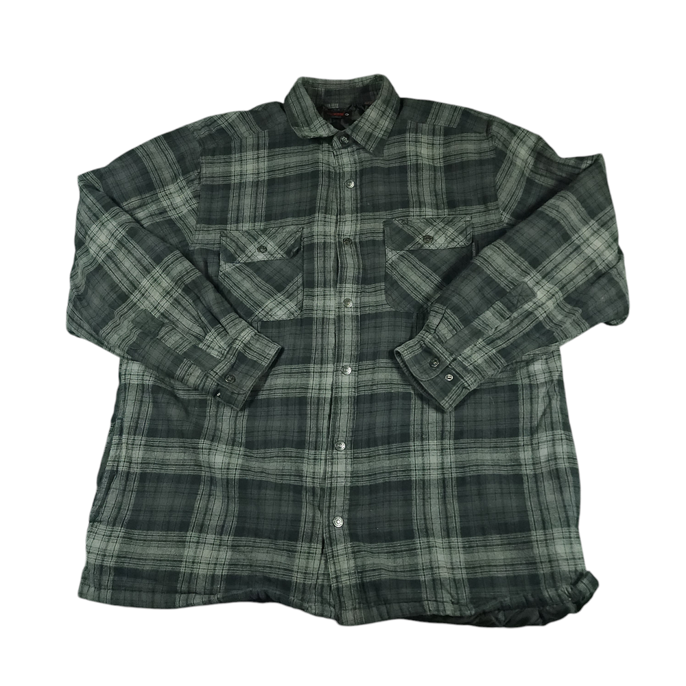 Wolverine Shacket XL Mens Flannel Workwear Snap Quilted Insulated Outdoors Plaid