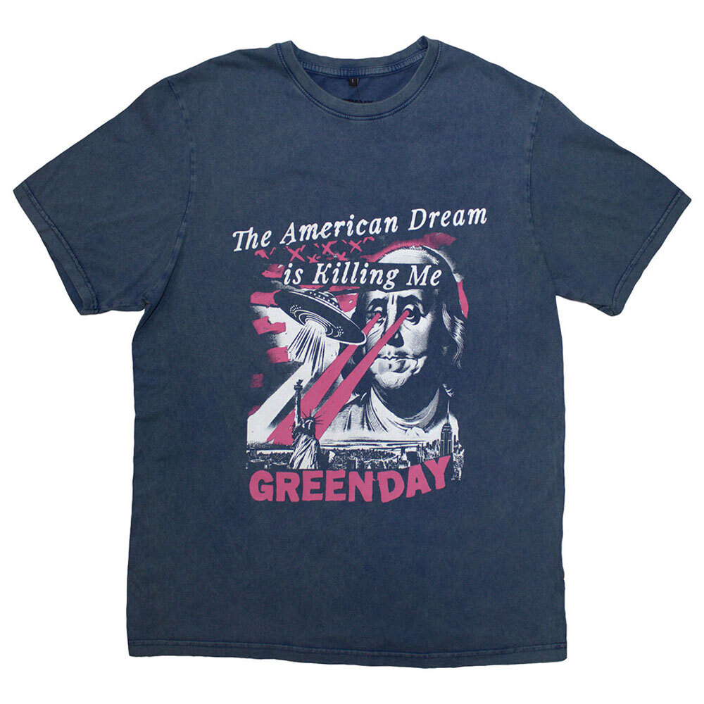 Green Day American Dream Band Logo Graphic Tee