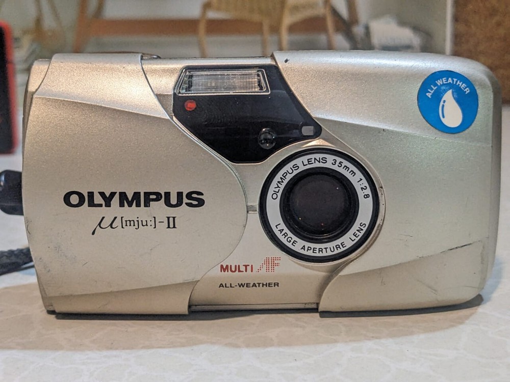 Olympus mju ii 2.8 35mm Film Camera Fully Tested & Working