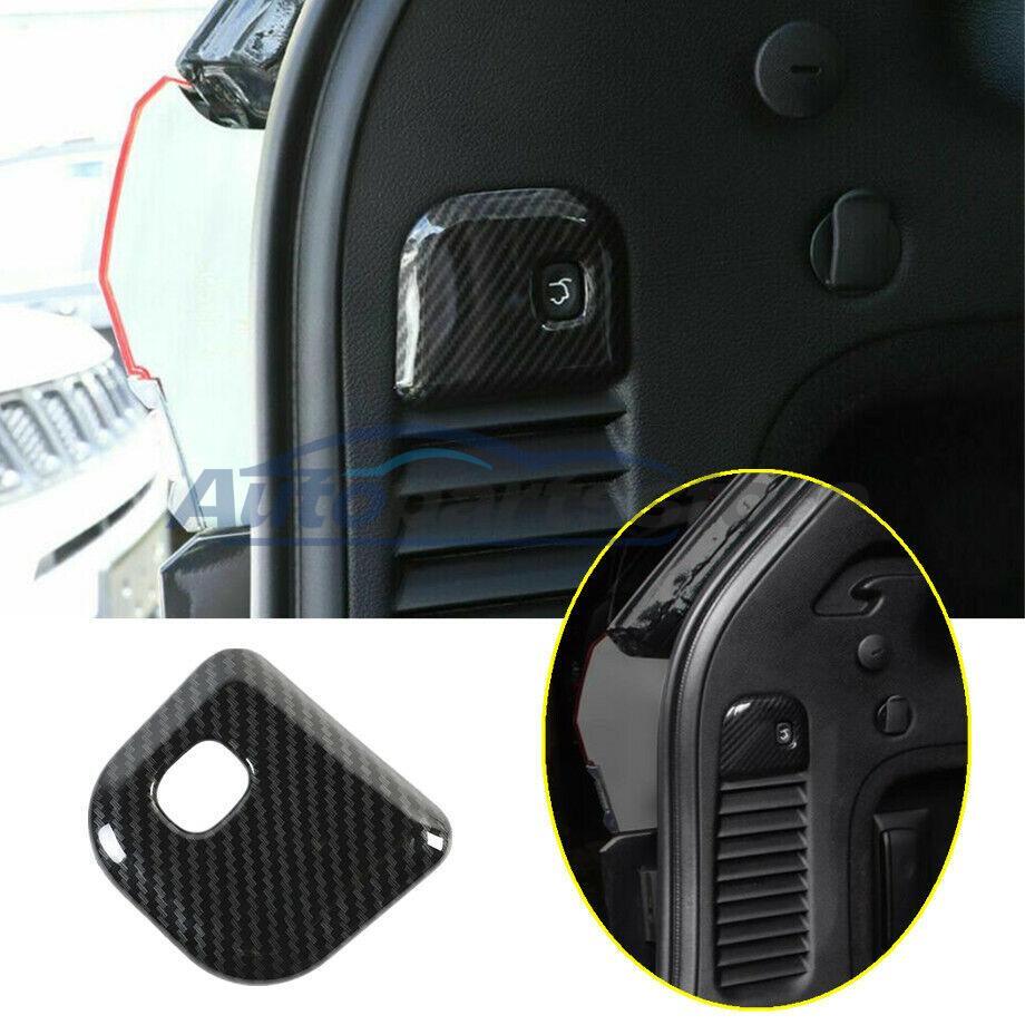 For Dodge Durango 2011-2021 Carbon Fiber Interior Rear Trunk Switch Cover Trim