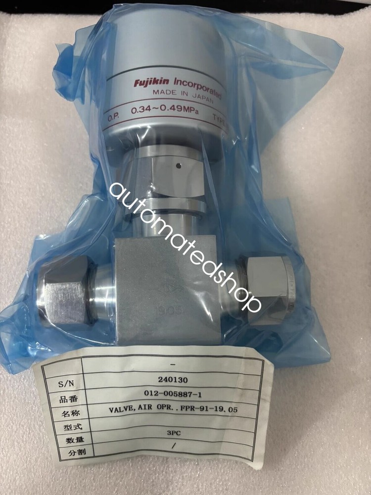 1pcs New FUJIKIN Pneumatic Diaphragm Valve FPR-91-19.05 Shipping DHL or FedEX