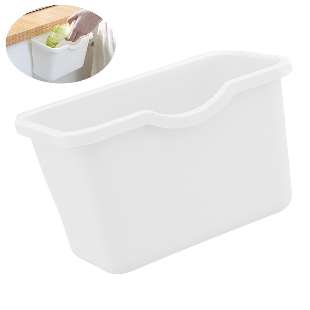 Plastic Basket Wastebaskets Multifuctional Hanging Trash Can Waste Bins