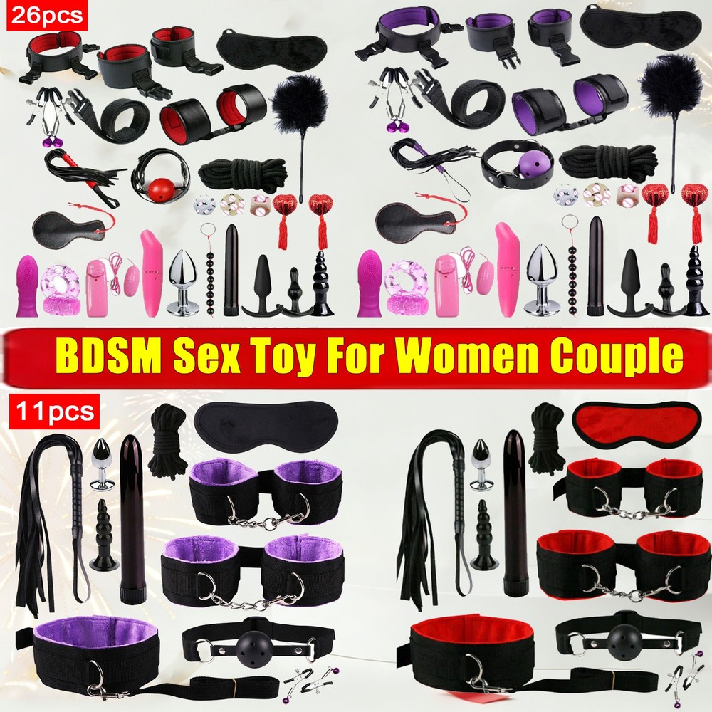 BDSM Sex Toys Bondage Set SM kit Hand Cuffs Restricted Erotic Fetish for Couples