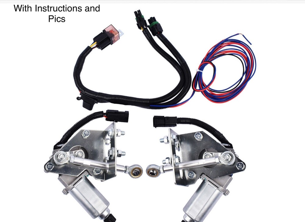 68-82 Electric Headlight Motor Conversion Kit for C3 Corvette WITH INSTRUCTIONS