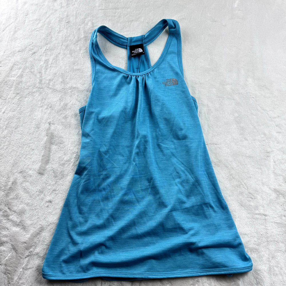 North Face women's blue racerback tank top size S pullover