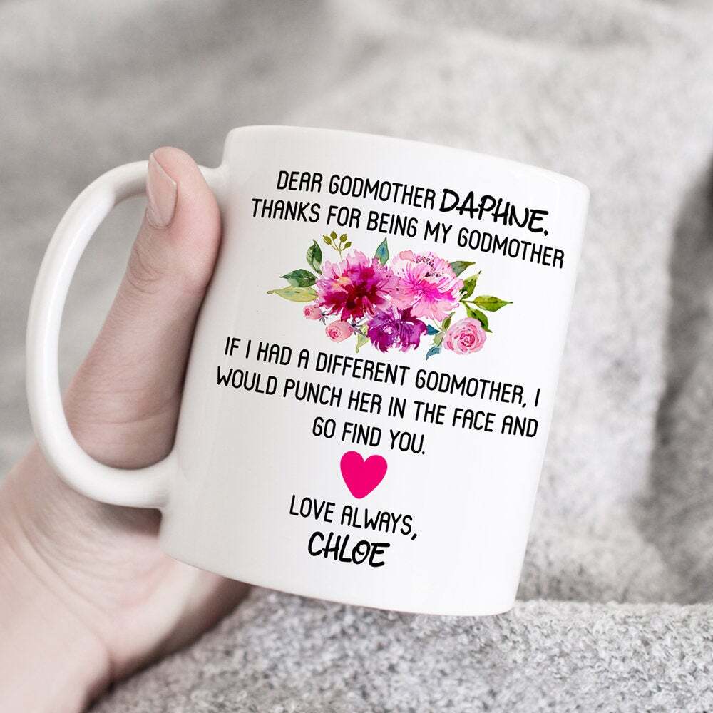 Custom Godmother Mug Godmother Mug Gift For Godmother Best Godmother Mug Mimi