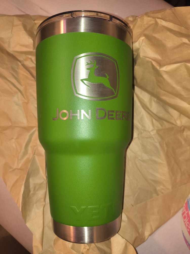 John Deere Licensed 30oz Yeti Tumbler Limited Edition Green