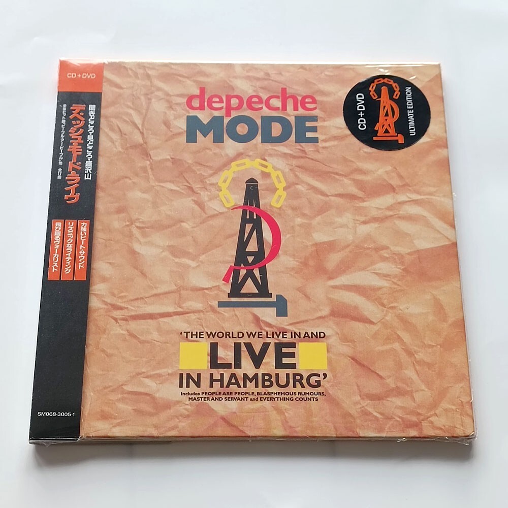 DEPECHE MODE - The World We Live And Live In HAMBURG CD DVD Set JAPAN OBI