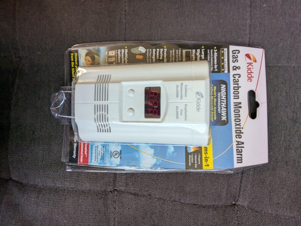 Kidde KN-COEG-3 Battery-Powered Carbon Monoxide Explosive Gas Detector Alarm