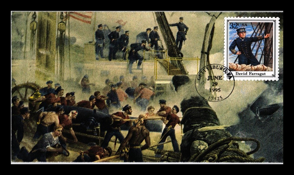 Rare DR JIM Civil War US Cover David Farragut FDC Limited Edition 6 of 25