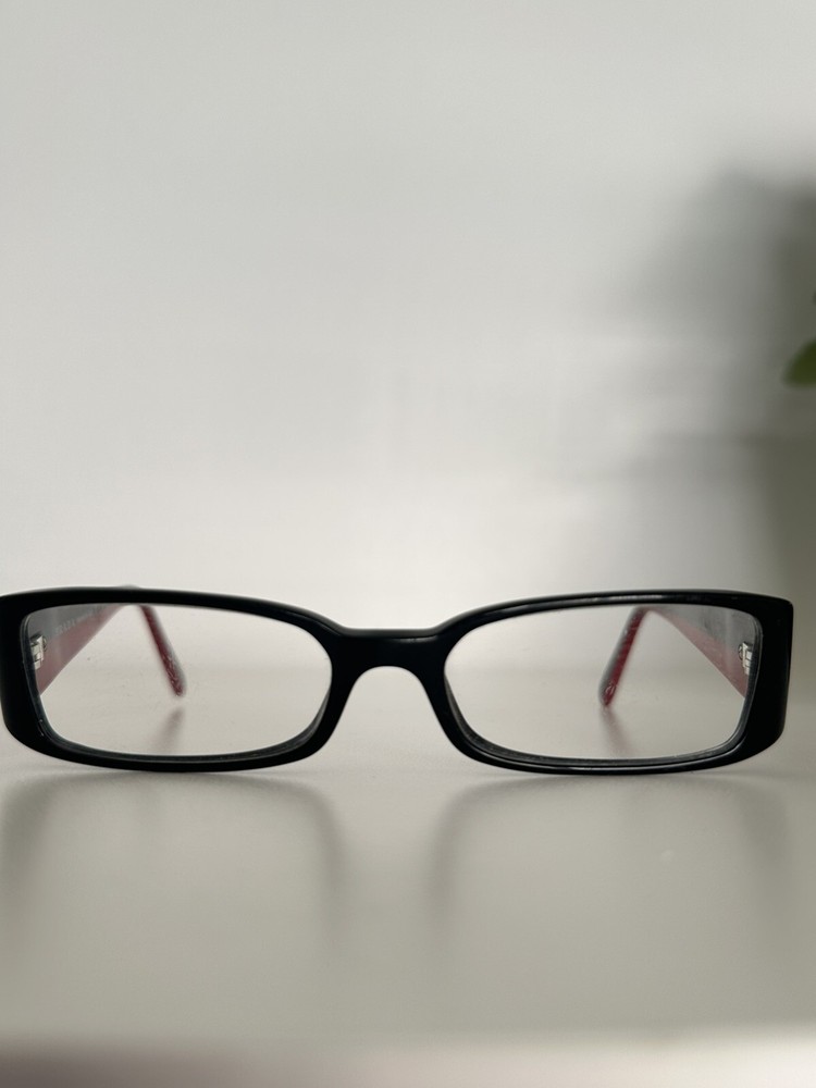 Prada XS Black Crystal VPS10A 2AF-101 52-17-140 Eyeglasses Authentic Small Frame