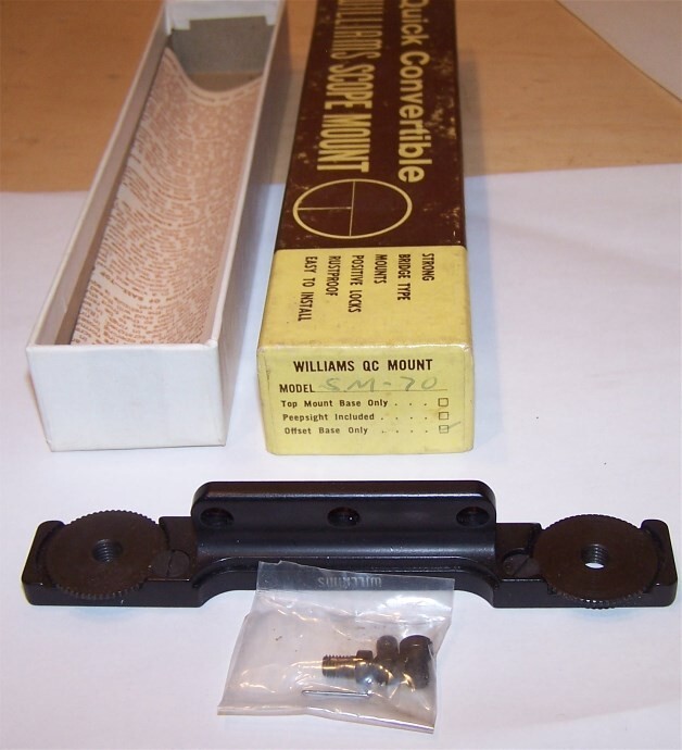 Quick Convertible Williams Scope Mount SM 70 in Box