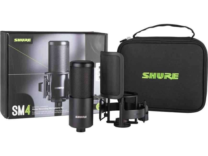Shure SM4-K-KIT Large Diaphragm Condenser Microphone Kit - BRAND NEW (Open Box)