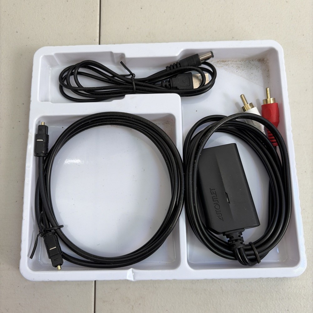 AUTOUTLET SPDIF to RCA Converter 192KHz Digital to Analog Audio Optical TV DVD