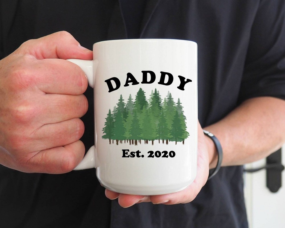 Daddy Coffee Mug Father's Day Gift New Dad Gift Pregnancy Reveal Mug Baby