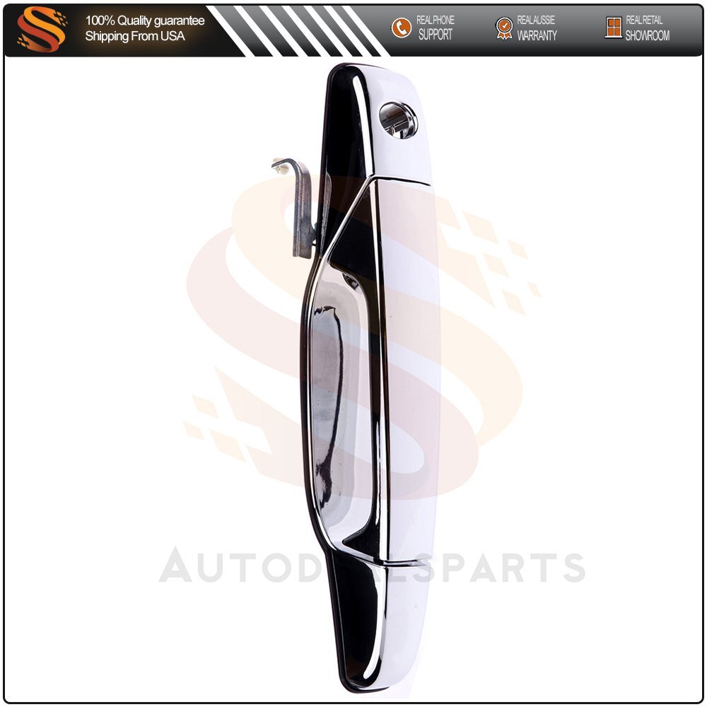 Chrome Front Left LH Driver Outside Door Handle for Chevy GMC Pickup Truck