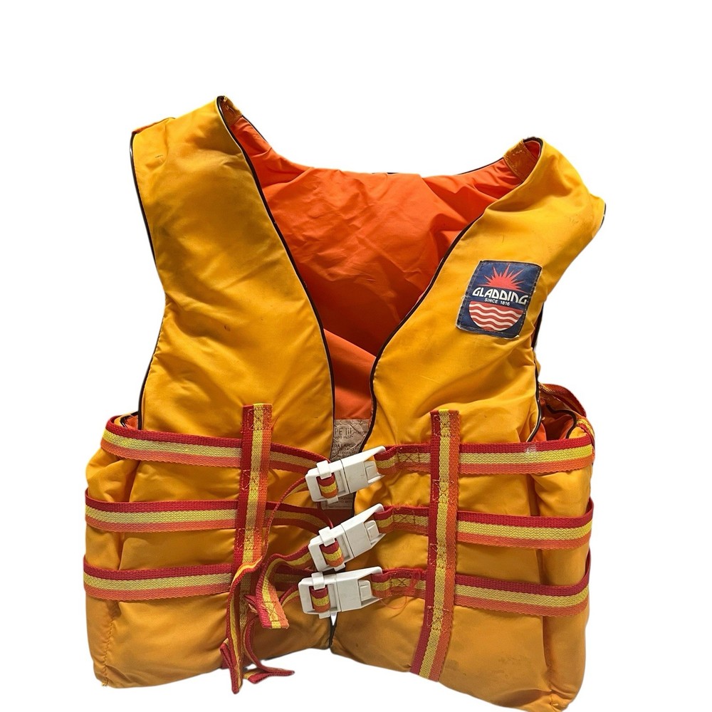 Vintage Gladding Type III XL Adult Life Jacket for Collectors