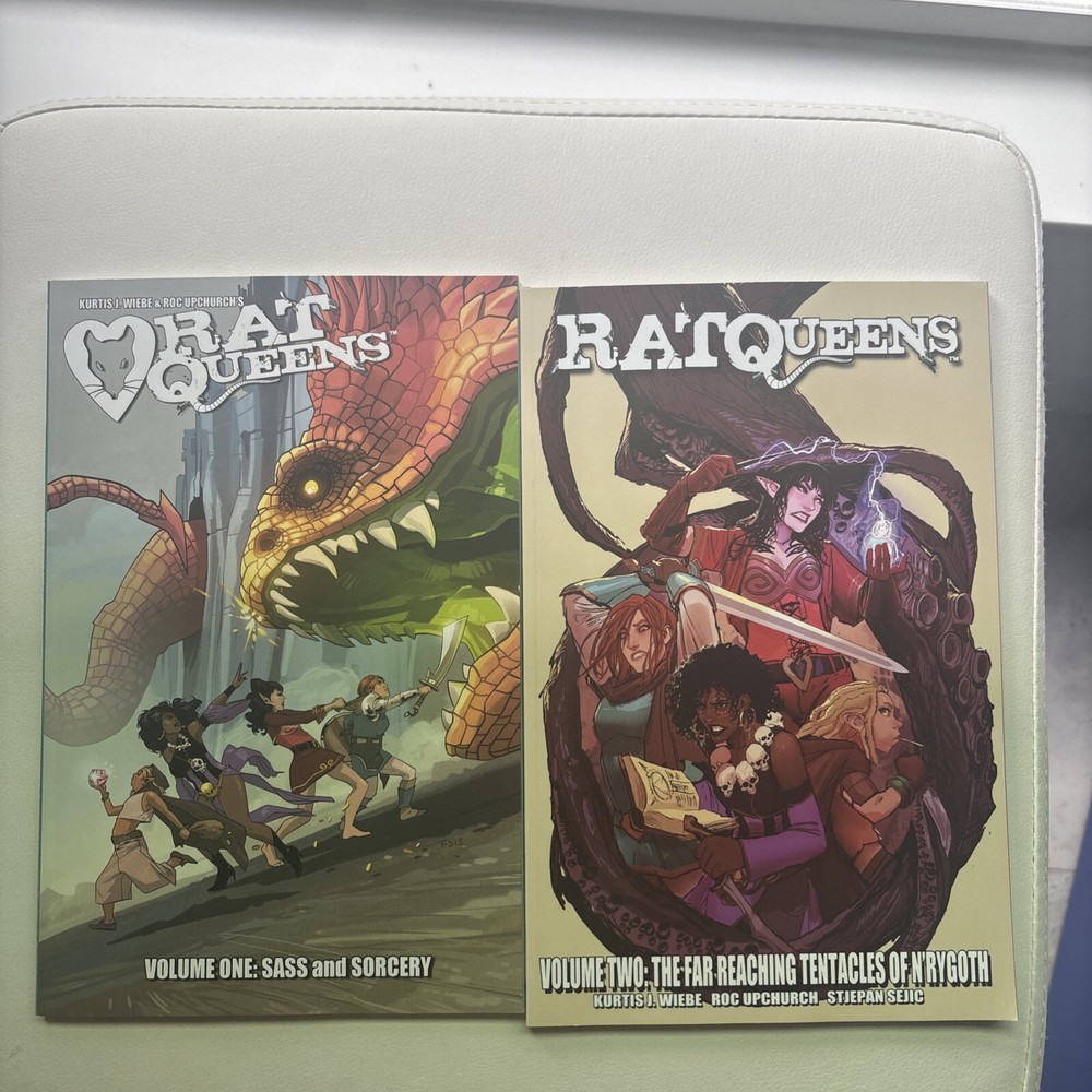 Rat Queens Vol. 1 & 2 TPB SET (Paperback) 2015 Sass & Sorcery, N'Rygoth