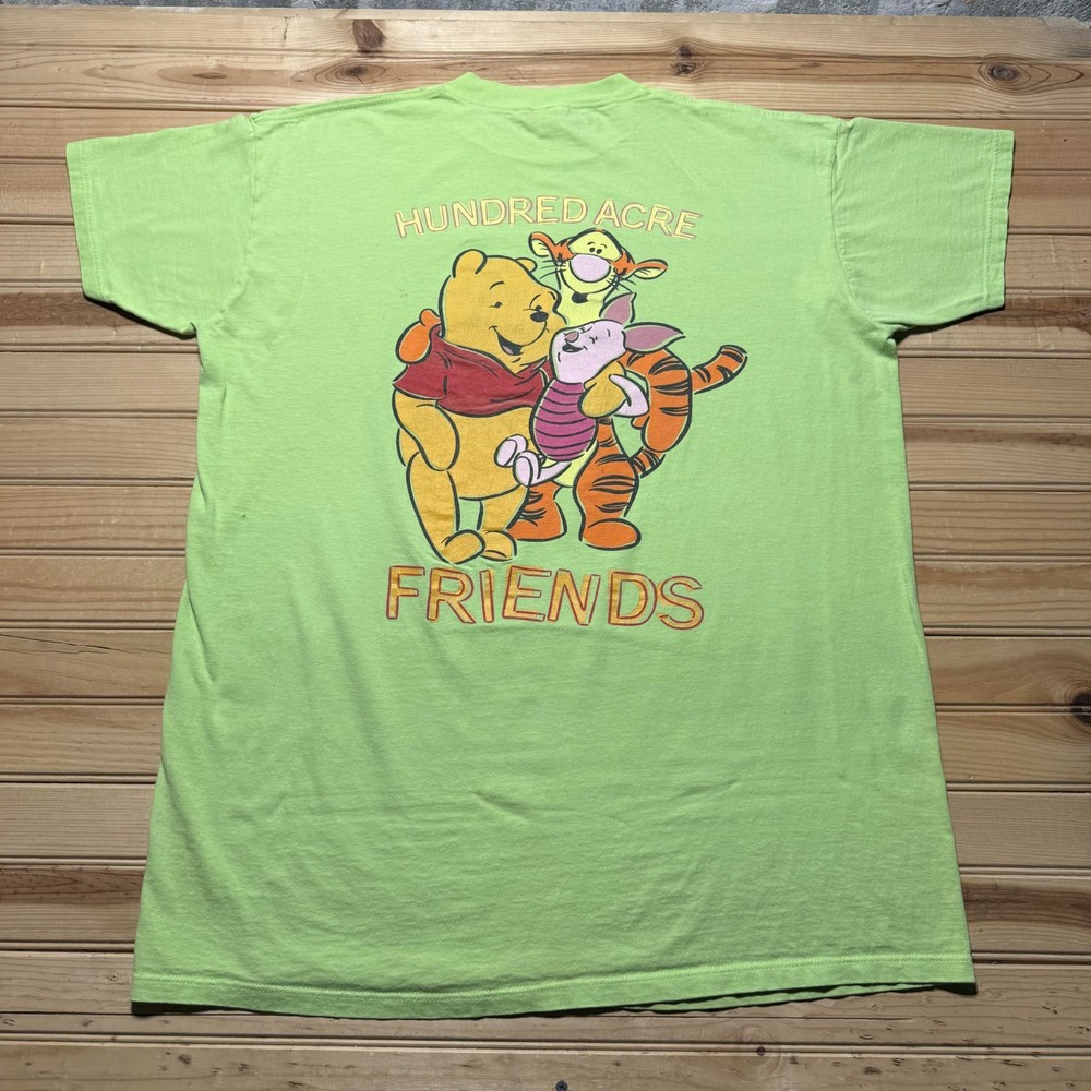 Vintage 90s Disney Winnie The Pooh Piglet Tigger Friends T-Shirt - One Size