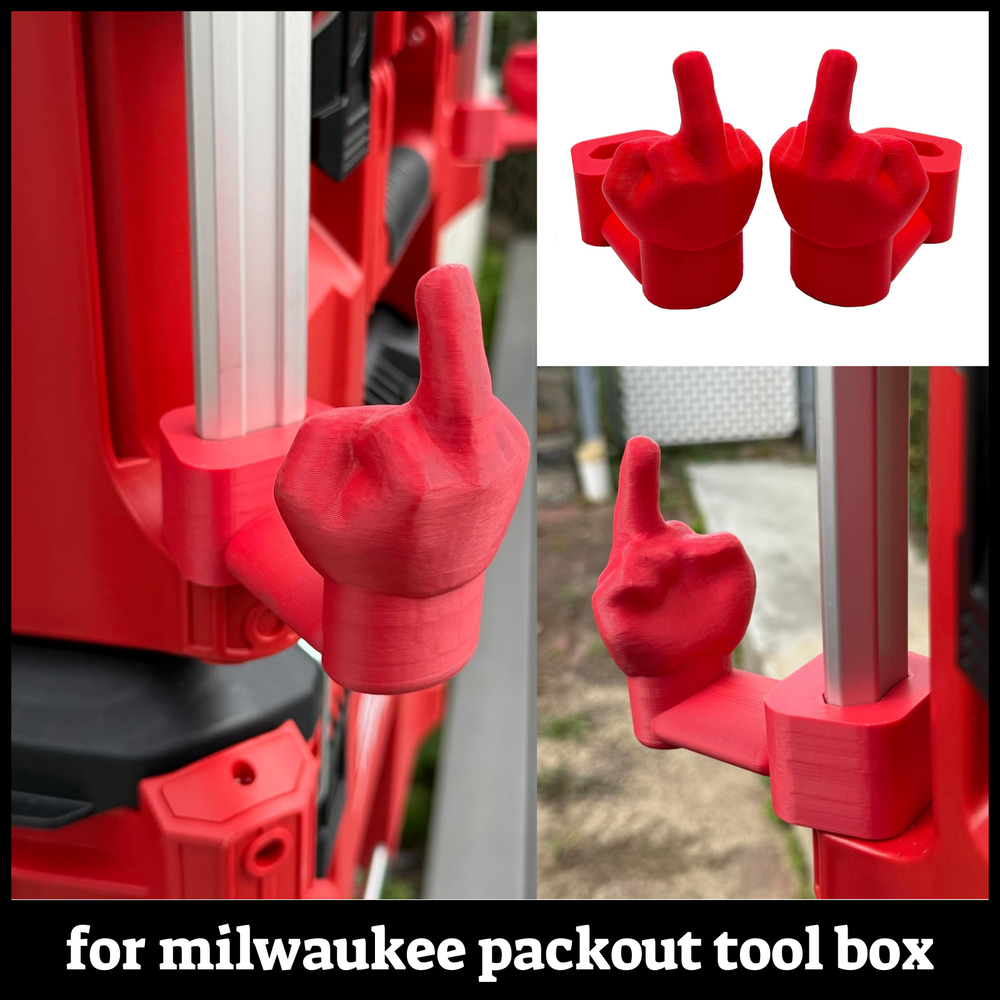 Accessory for Milwaukee Packout Tool Box Durable Funny 2 Hands For Hanging Tools