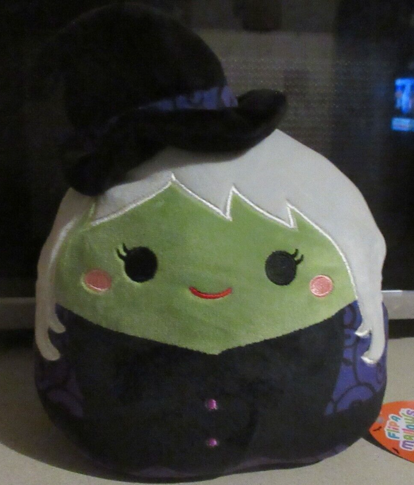 Squishmallows 8-inch Halloween Witch Mariposa Cauldron Flipamallow Plush